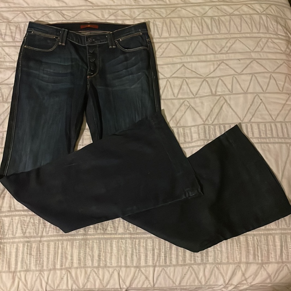 7 For All Mankind Low Rise 2000’s Dark Wash Flare Jeans